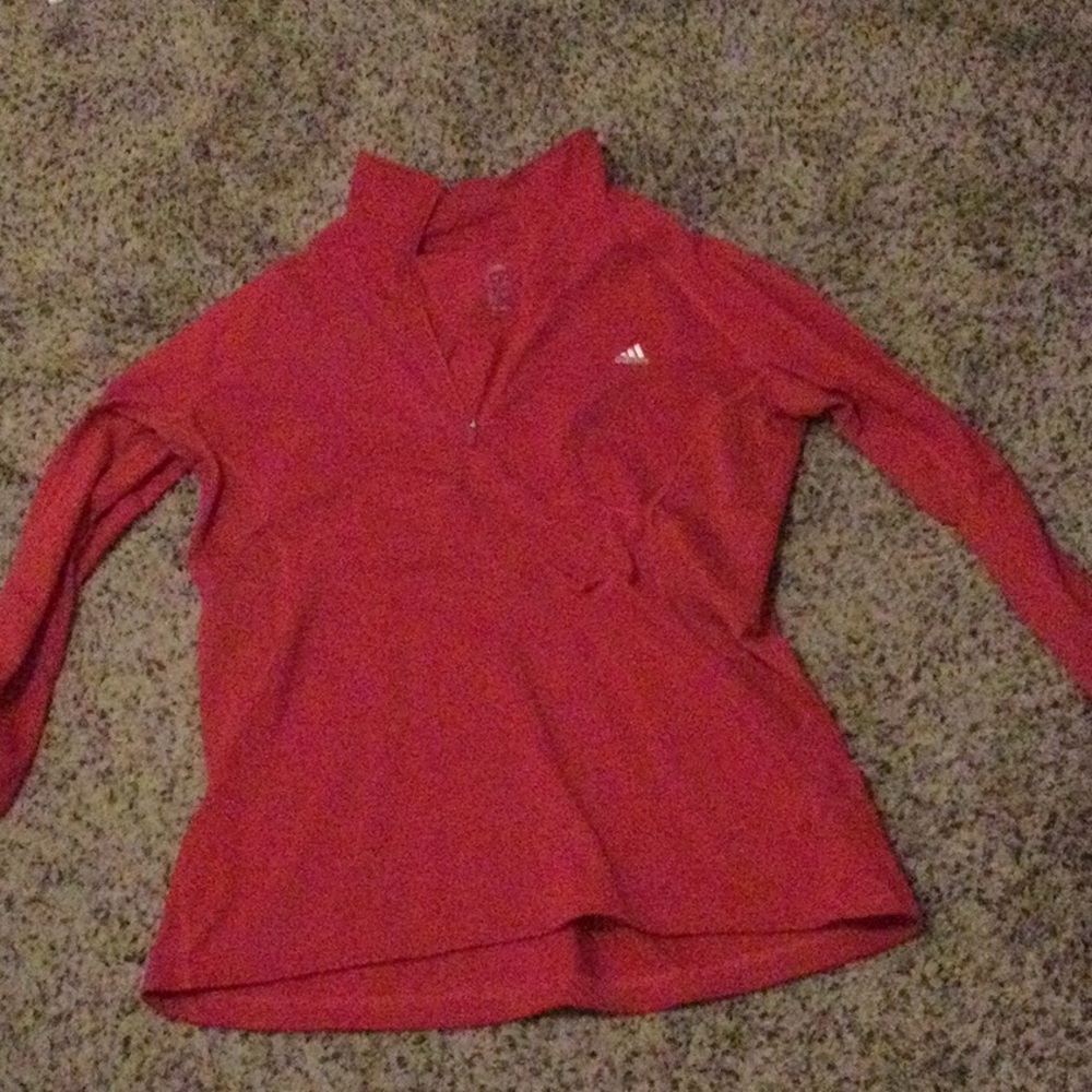 Long sleeve athletic t-shirt. Adidas.